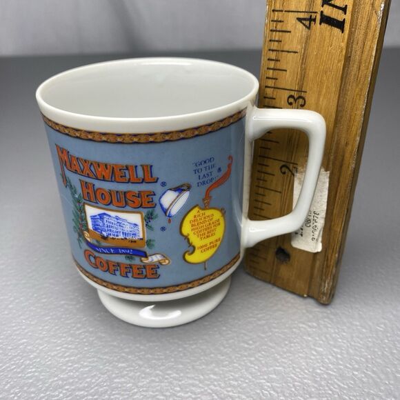 Vintage Maxwell House Coffee Collectible Pedestal Cup – 1970s – 3” Tall - Picture 7 of 7